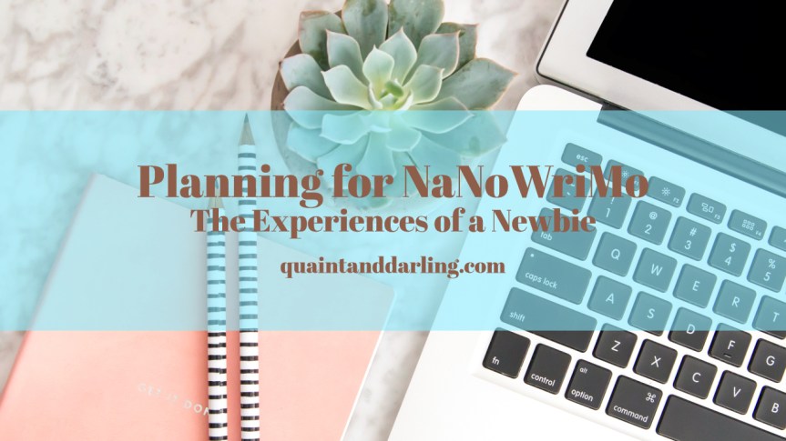Planning for NaNoWriMo: The Experiences of a&nbsp;Newbie